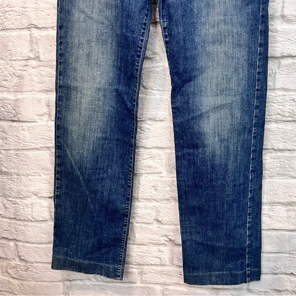 NWT Anthro Ottod'Ame 30x35” Denim Var-Unica Wide Leg Bootcut hi-rise Blue Jeans - Picture 5 of 12